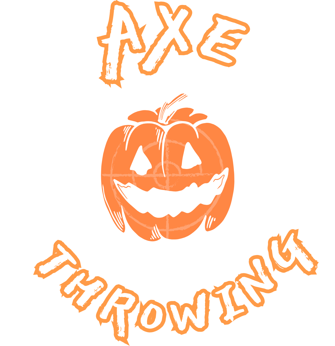 Axe Throwing Attraction Logo